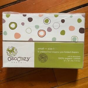 Osocozy Organic Pre-Folded Diapers - Small Size 1